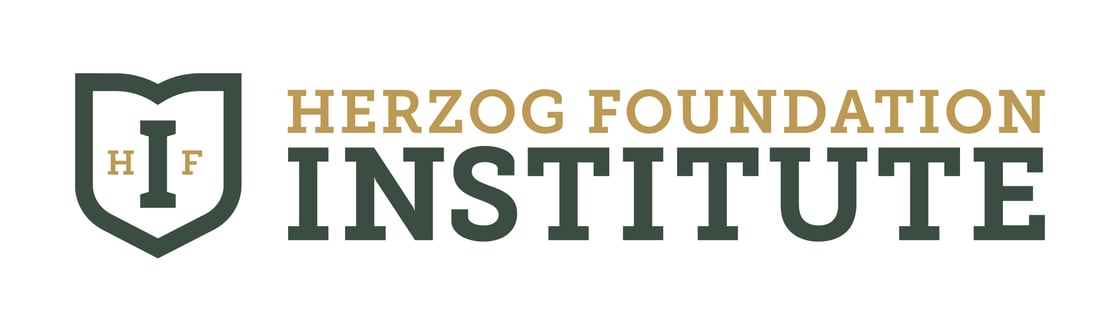 HF Institute green and gold logo