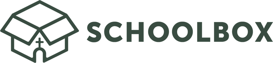 SchoolBox long dark green logo
